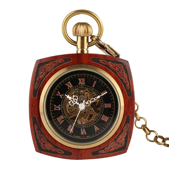 Wooden Hearth QLOCK